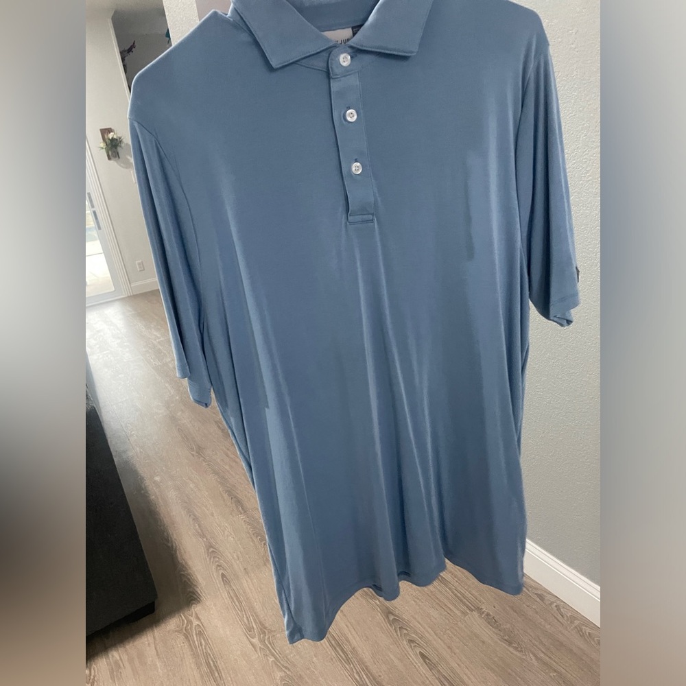 Baby blue kjus golf  polo